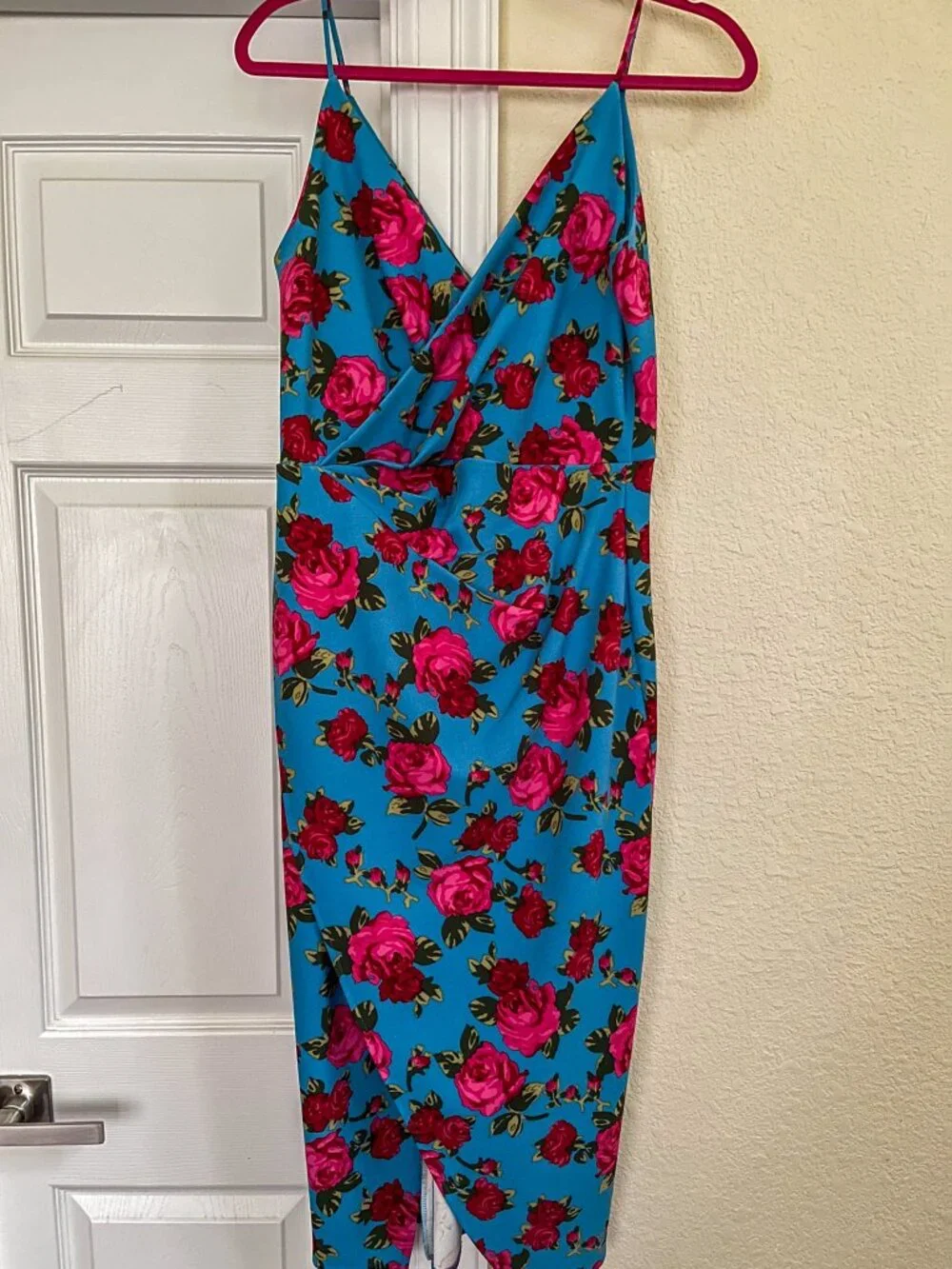 Blue floral Betsey Johnson dress - Picture 2 of 7
